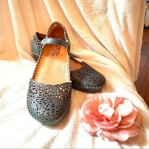 Pikolinos sandals/Mary Jane’s green/blue